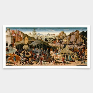 Biagio dAntonio and Workshop,The Triumph of Camillus,art prints,Vintage art,canvas wall art,famous art prints,V7799