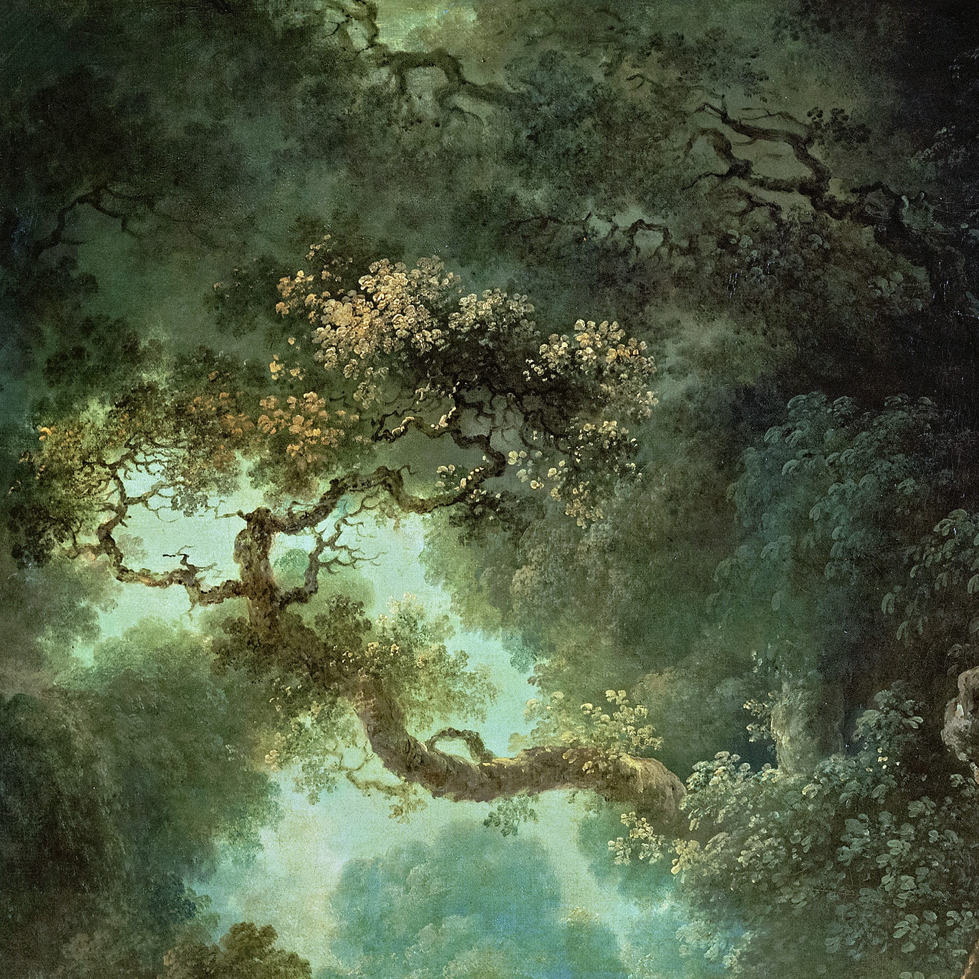 ジャン＝オノレ・フラゴナール、ブランコの楽しい偶然、1767年、アート