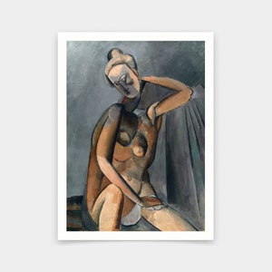 Pablo Picasso,Nude,art prints,Vintage art,canvas wall art,famous art prints,V6482