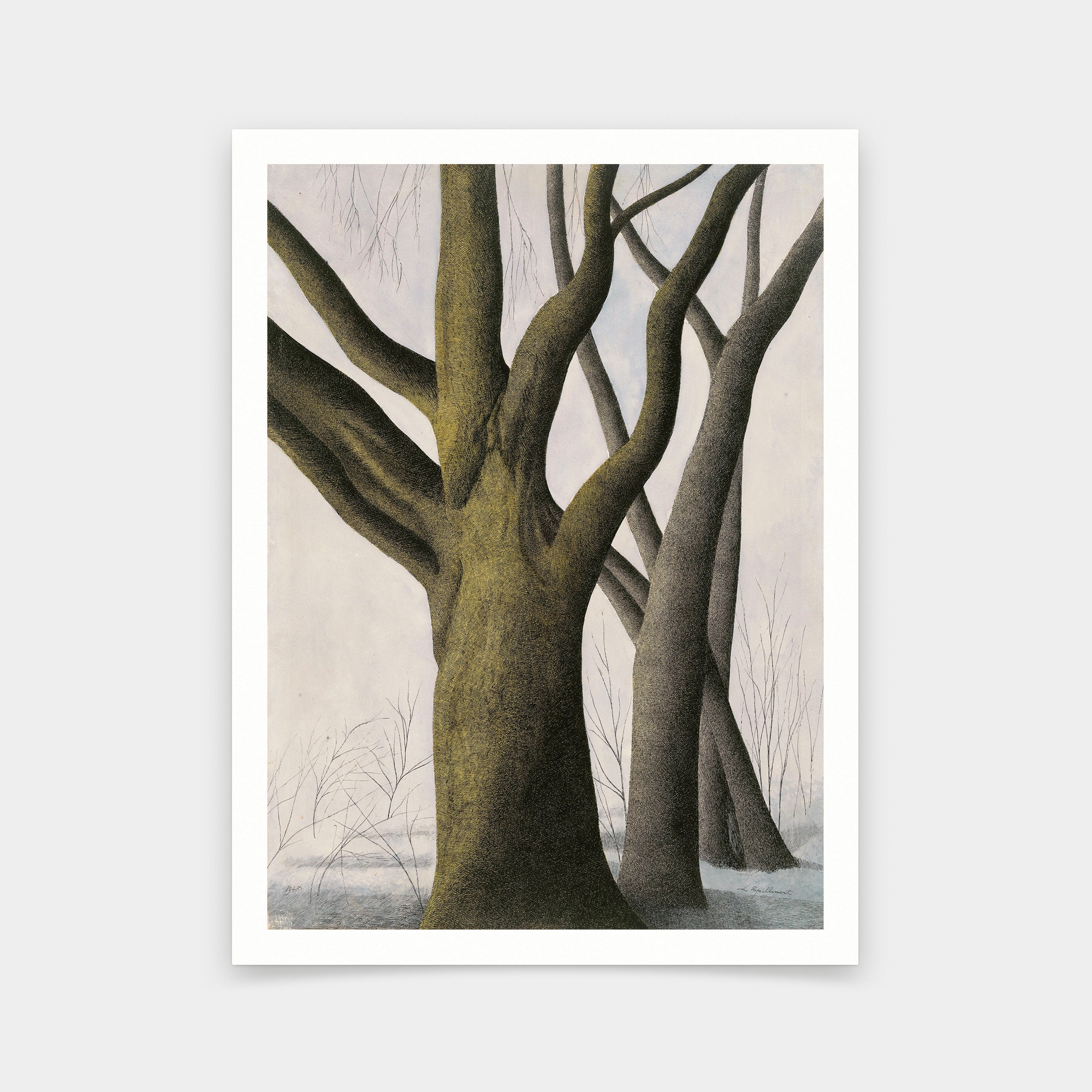 Léon Spilliaert Leon Spilliaert,big Tree,tree Wall Art,art Prints,vintage