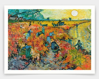 ヴィンセント・ヴァン・ゴッホ - 赤い葡萄畑（1888年） - アート