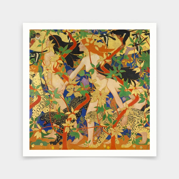 The Hunt (previously known as Diana and Her Nymphs) - Robert Burns - Framed art Print