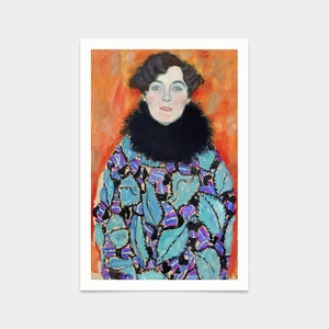 Gustav Klimt,Johanna Staude 1917,art prints,Vintage art,canvas wall art,famous art prints,q2230