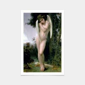 William Adolphe Bouguereau,Cupidon,art prints,Vintage art,canvas wall art,famous art prints,V2917