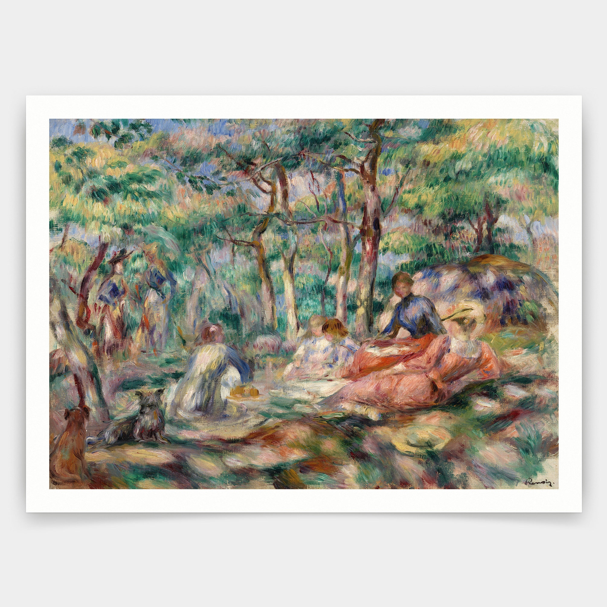 Pierre-auguste Renoir,picnic,le Déjeuner Sur L'herbe,art Prints