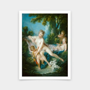 François Boucher,The Bath of Venus,art prints,Vintage art,canvas wall art,famous art prints,q455