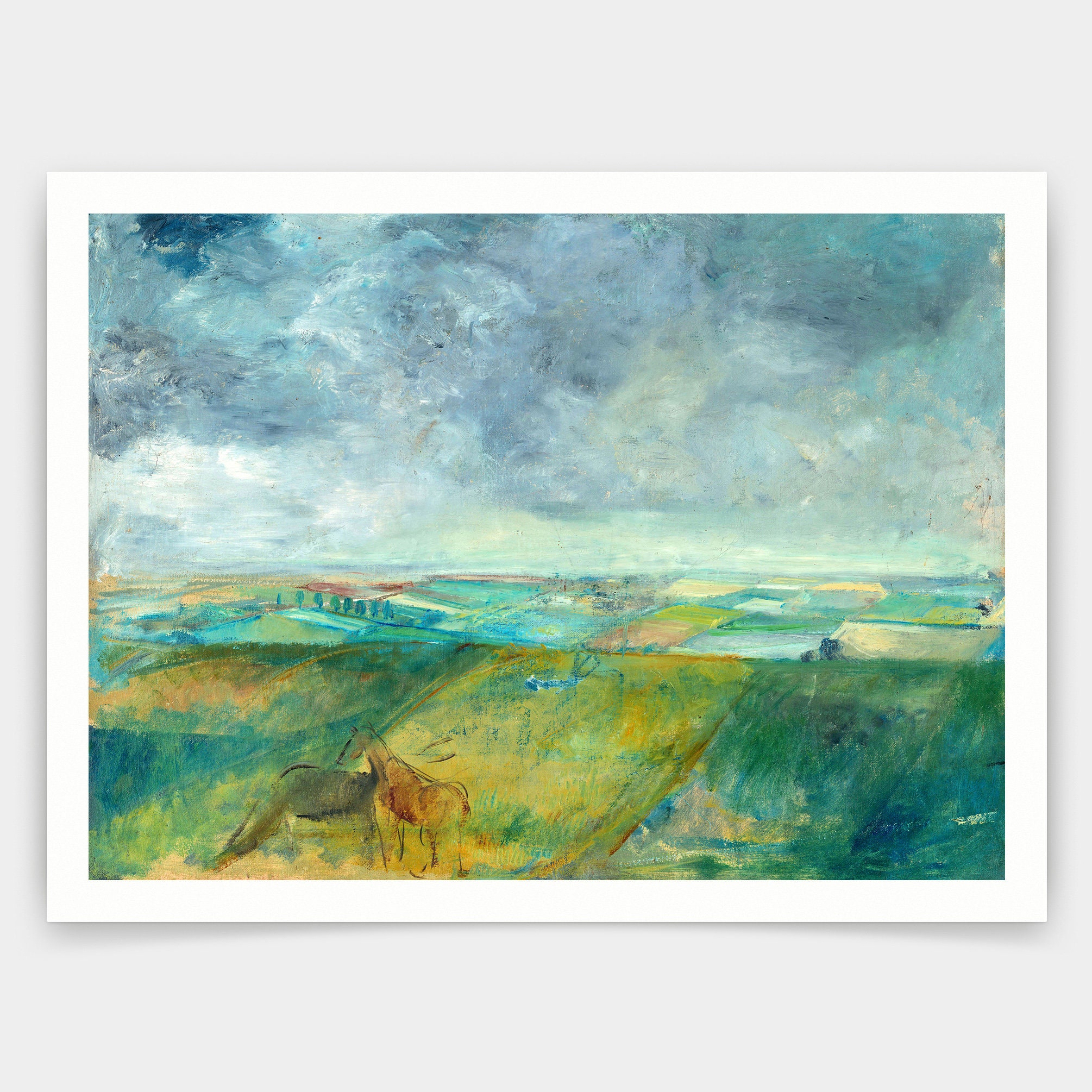 Kernstok, KÁroly,krajina Pred BÚrkou,art Prints,vintage Art,canvas