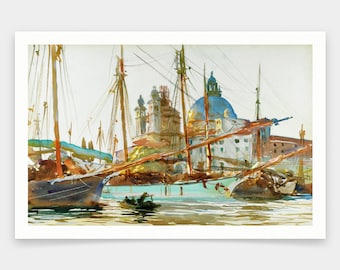 John Singer Sargent Watercolor Reproductions. Santa Maria Della