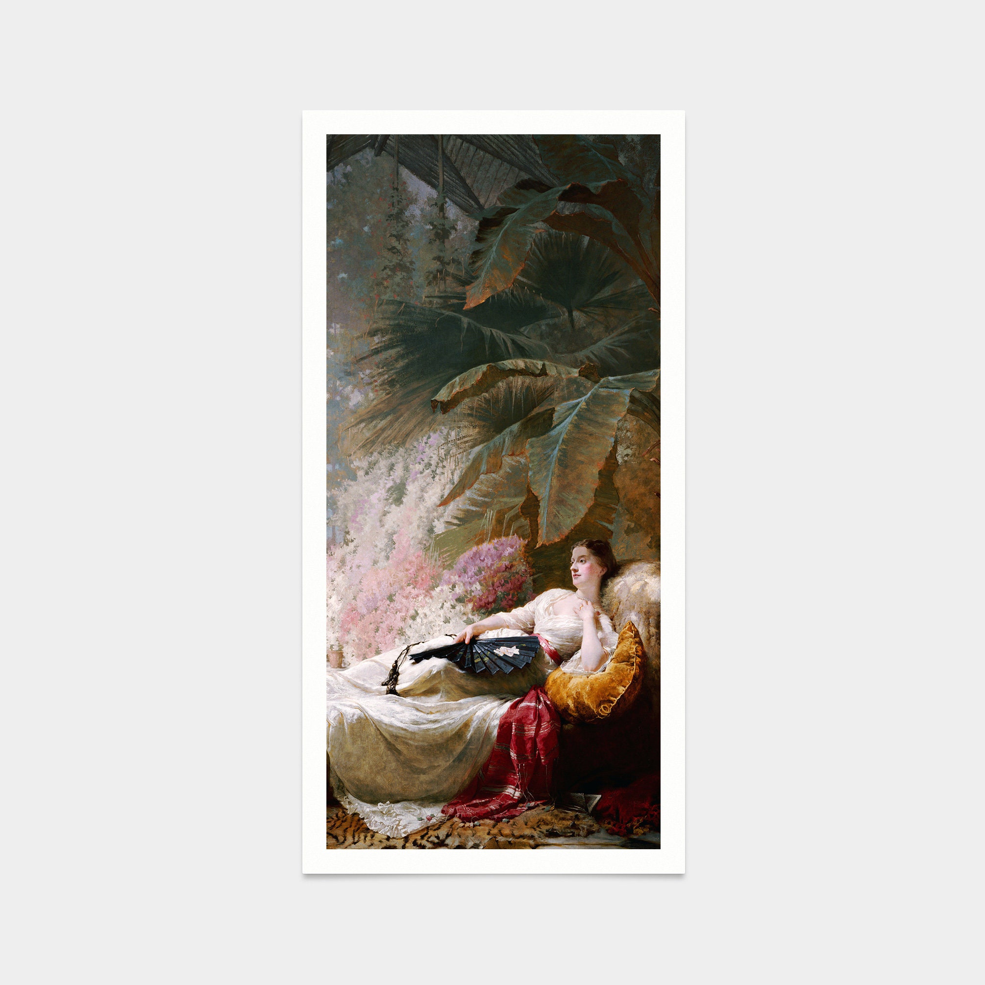 George Elgar Hicks,portrait of Adelaide Maria Guiness Reclining on