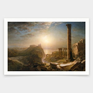 Frederic Edwin Church,Syria by the Sea,art prints,Vintage art,canvas wall art,famous art prints,V1371