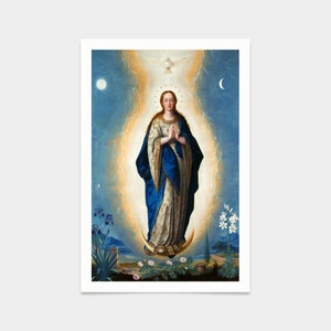 Juan Sánchez Cotán,Inmaculate Conception,art prints,Vintage art,canvas wall art,famous art prints,q2529