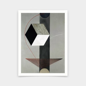 El Lissitzky,Proun 99,Abstract Wall Art,art prints,Vintage art,canvas wall art,famous art prints,V5597