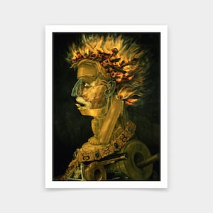 Giuseppe Arcimboldo,Fire,art prints,Vintage art,canvas wall art,famous art prints,V5865