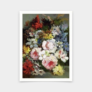 Narcisse Virgile Diaz De La Pena,Fleurs diverses,tirages d’art,art vintage,art mural sur toile,tirages d’art célèbres,V6412