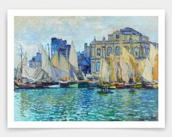 Claude Monet,Le Musée du Havre,estampes d’art,art vintage,art mural sur toile,estampes d’art célèbres,q904