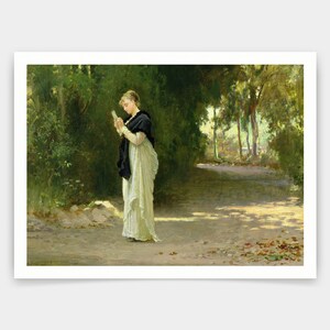 Marcus Stone,The Love Letter,Kunstdrucke,Vintage Kunst,Leinwand Wandkunst,berühmte Kunstdrucke,V4587