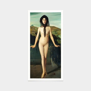 Angel Zarraga,The Naked Dancer,art prints,Vintage art,canvas wall art,famous art prints,vertical narrow printsV7647