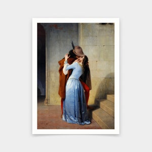 Francesco Hayez ,Le baiser,art prints,Vintage art,canvas wall art,famous art prints,q452
