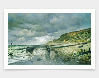 Claude Monet, La Pointe De La Hève at Low Tide,canvas Print,canvas