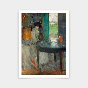 James Ensor,The Wait,art prints,Vintage art,canvas wall art,famous art prints,2V229
