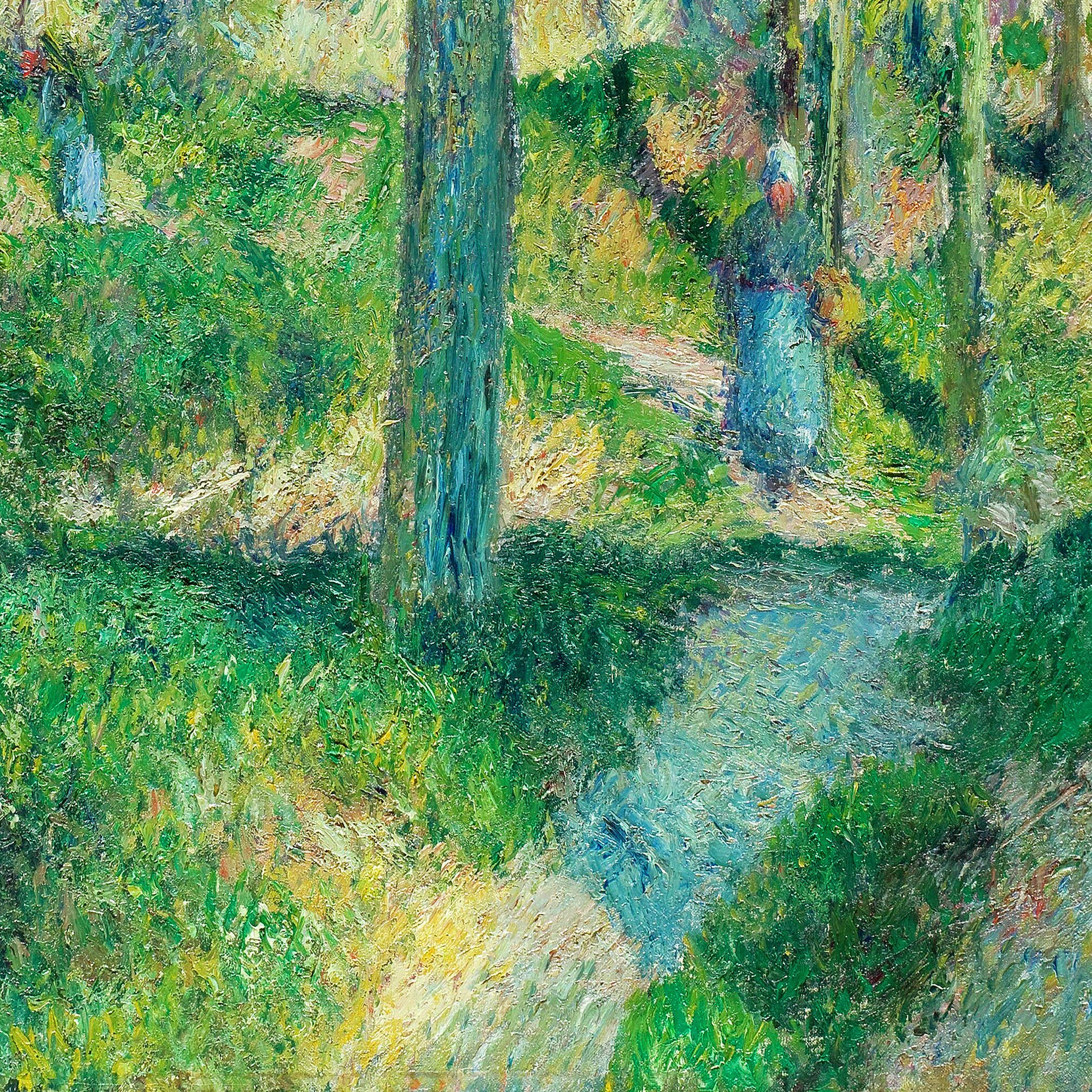 Camille Pissarro,the Path to Les Pouilleux, Pontoise,art
