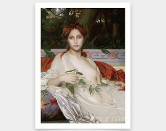 アレクサンドル・カバネル - 美しいポーシャ (1886) 美術館品質の