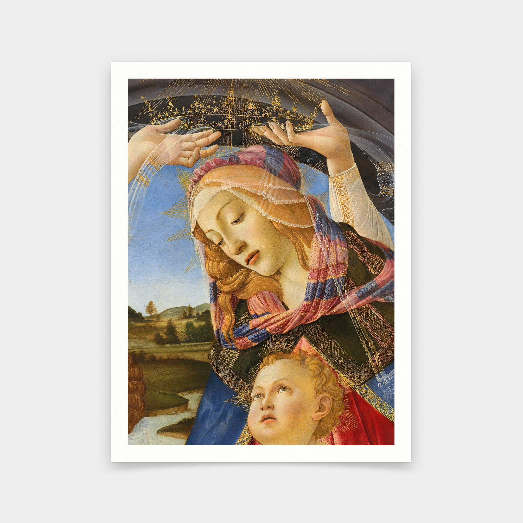 Reproduction Sur Toile Sandro Botticelli Avec Cadre - 63x93 Cm