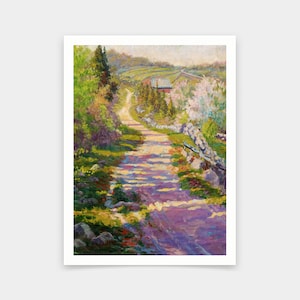 Newell Convers Wyeth,Country Lane,art prints,Vintage art,canvas wall art,famous art prints,V6415