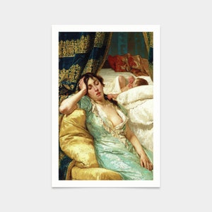 Giuseppe Sciuti,Sweet Disturbance, 1885,art prints,Vintage art,canvas wall art,famous art prints,V2462