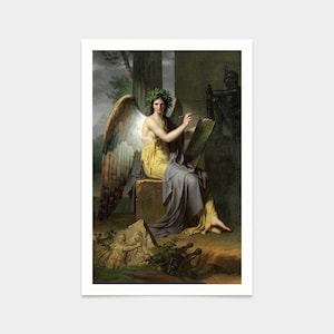 Charles Meynier,Clio, Muse of History, 1800,art prints,Vintage art,canvas wall art,famous art prints,V2324