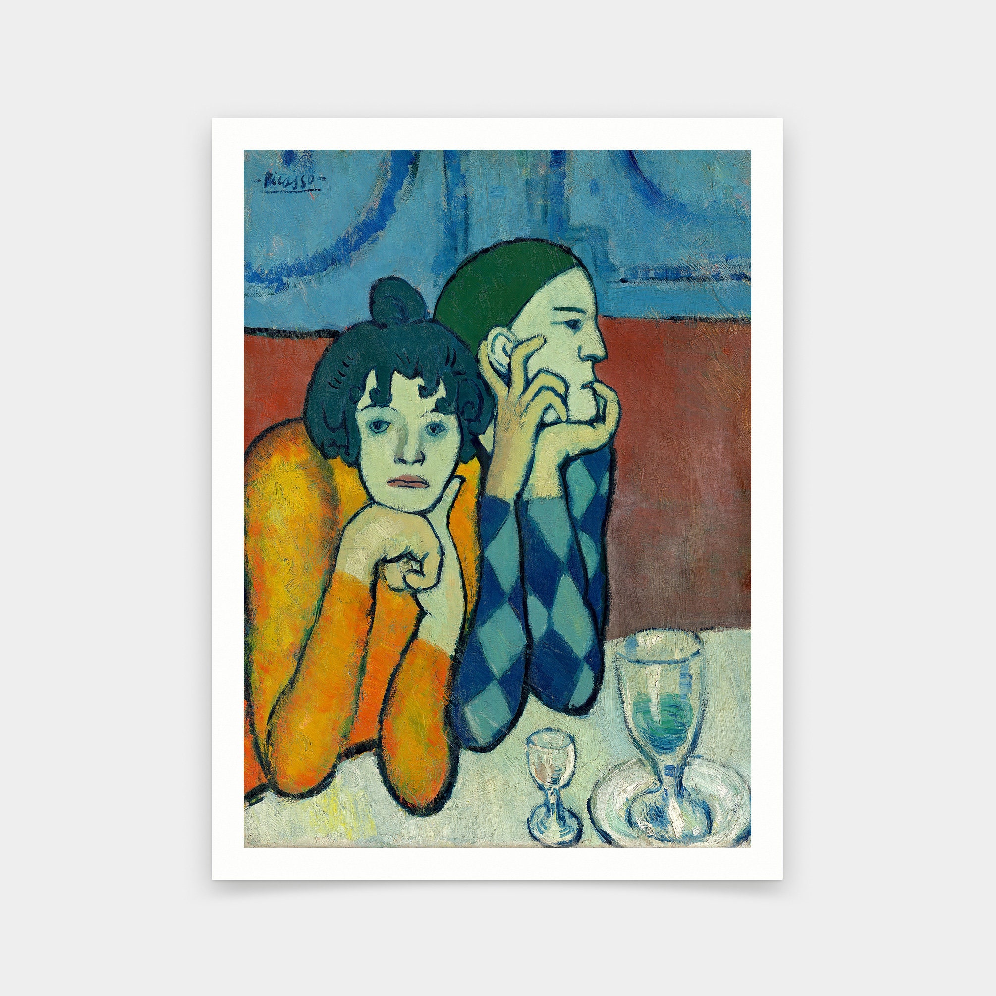 Picasso harlequin - Etsy 日本