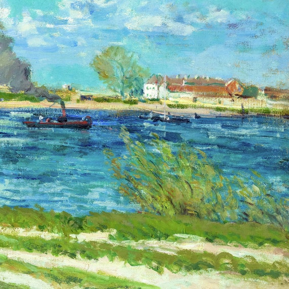 アルフレッド シスレー、ブージヴァル、フランス、1876 年、アート