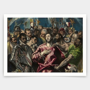 El Greco,The Disrobing of Christ,art prints,Vintage art,canvas wall art,famous art prints,V3620