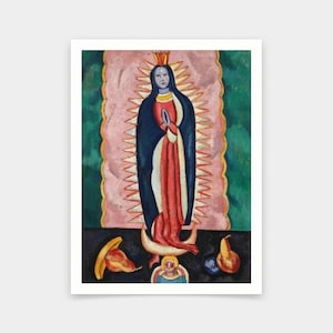 Marsden Hartley,The Virgin of Guadalupe,art prints,Vintage art,canvas wall art,famous art prints,V6374