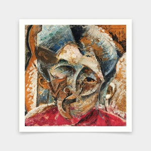 Umberto Boccioni,Dynamism of a woman&#39;s head,abstract print,art prints,Vintage art,canvas wall art,famous art prints,q2786