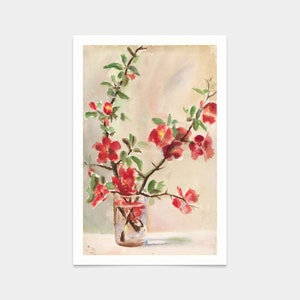 Georgia O'Keeffe, Jarrón de flores, 1903, impresiones de arte, arte vintage, arte de pared de lienzo, impresiones de arte famosas, V2447