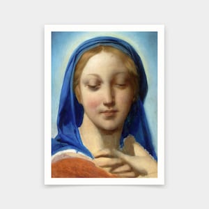 Jean Auguste Dominique Ingres,Virgin,art prints,Vintage art,canvas wall art,famous art prints,V6166