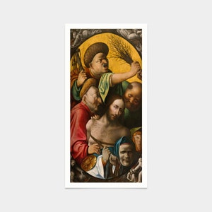 Hieronymus Bosch,Passion des Christus,Kunstdrucke,Vintage Kunst,Leinwand Wandkunst,berühmte Kunstdrucke,vertikale schmale Drucke,V7418