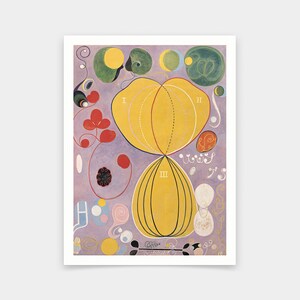 Hilma af Klint,Adulthood, The Ten Largest,Abstract Wall Art,art prints,Vintage art,canvas wall art,famous art prints,V6020