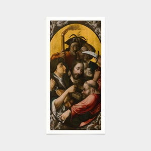 Hieronymus Bosch,Passion des Christus,Kunstdrucke,Vintage Kunst,Leinwand Wandkunst,berühmte Kunstdrucke,vertikale schmale Drucke,V7713