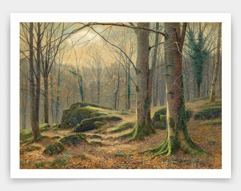 James Thomas Watts,a Winter Morning, Hoar Frost Melting,art Prints