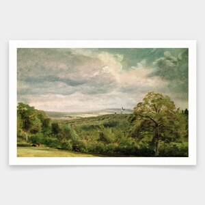 Lionel Constable,Landscape With A Windmill Oil On Paper On Millboard,art prints,Vintage art,canvas wall art,famous art prints,V1830