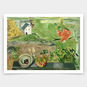 Frances Hodgkins,Wings Over Water,art prints,Vintage art,canvas wall art,famous art prints,V3735