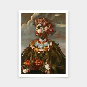 Giuseppe Arcimboldo,Spring, 1580,art prints,Vintage art,canvas wall art,famous art prints,V5867