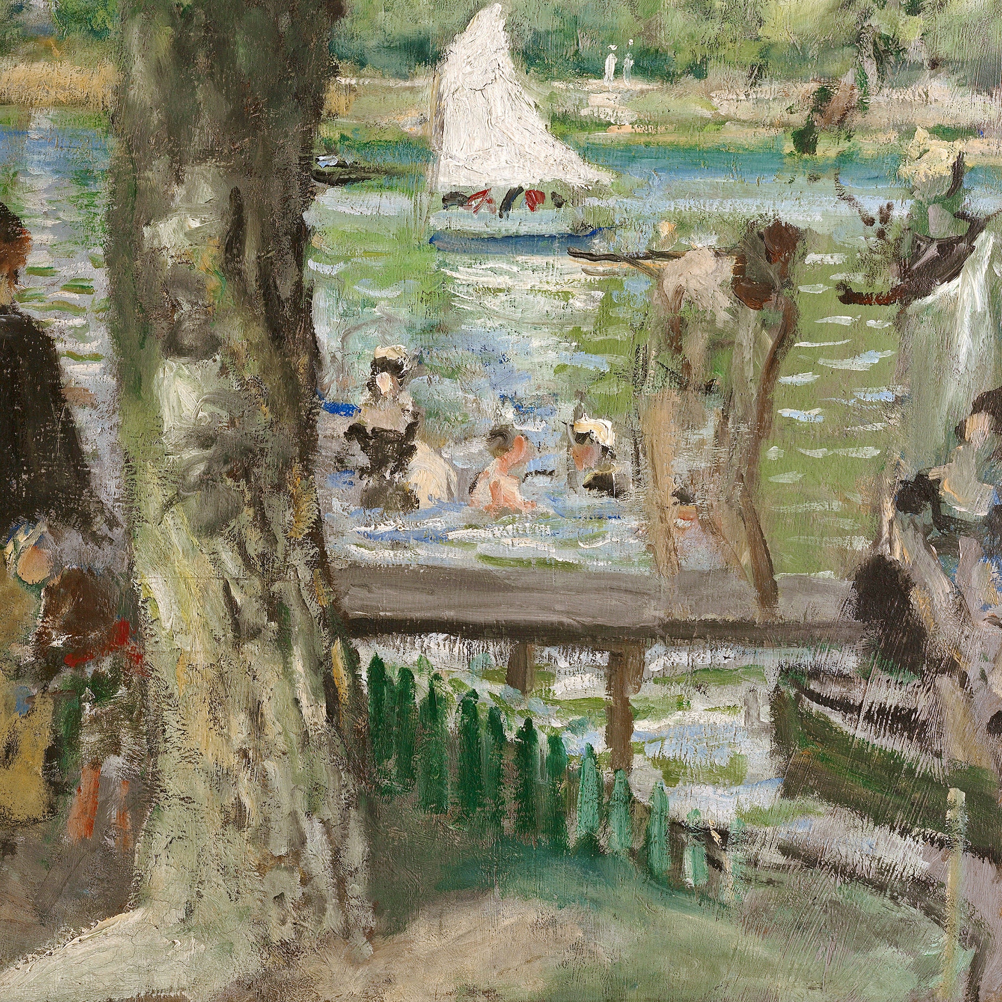 ピエール・オーギュスト・ルノワール、セーヌ川の水浴、アートプリント