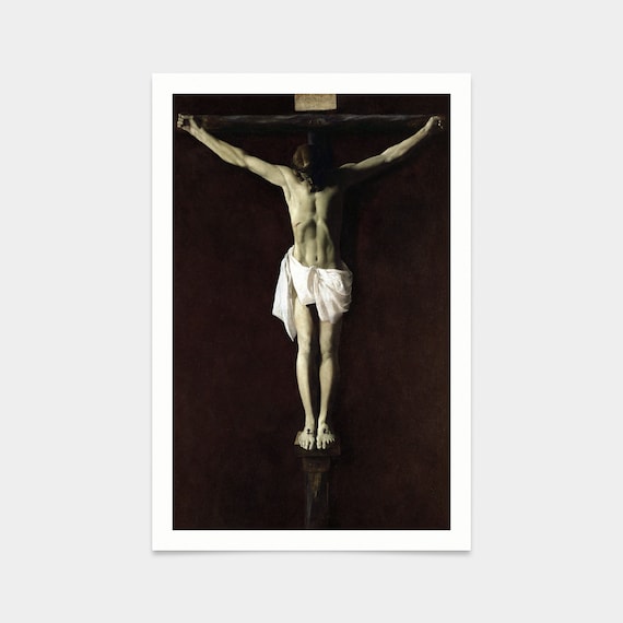 Francisco De Zurbaran,crucified Expiring Jesus, 1640,art Prints