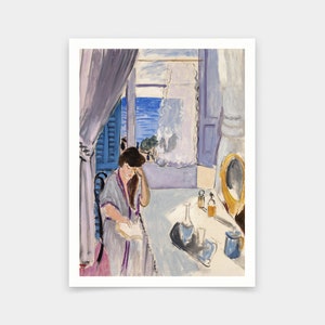 Henri Matisse,Interior, Nice (Nice, intérieur) 1919,art prints,Vintage art,canvas wall art,famous art prints,q485