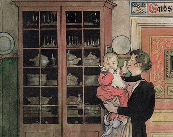 □Carl Larsson□Between Christmas＆NewYear□ Carl Larsson,between Christmas and New Year,art Prints