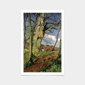 John William Inchbold,Im Frühen Frühling,Kunstdrucke,Vintage Kunst,Leinwand Wandkunst,berühmte Kunstdrucke,V2661