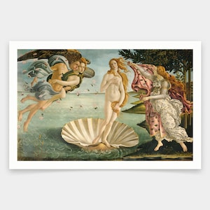 The birth of Venus - Sandro Botticelli,art prints,Vintage art,canvas wall art,famous art prints,q2089